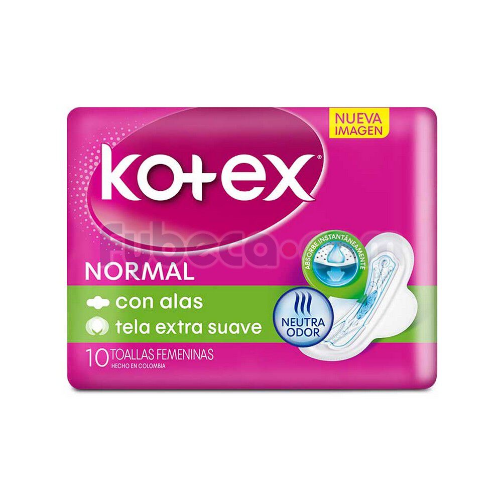 Toallas-Sanitarias-Kotex-Normales-Con-Alas-Paquete-imagen