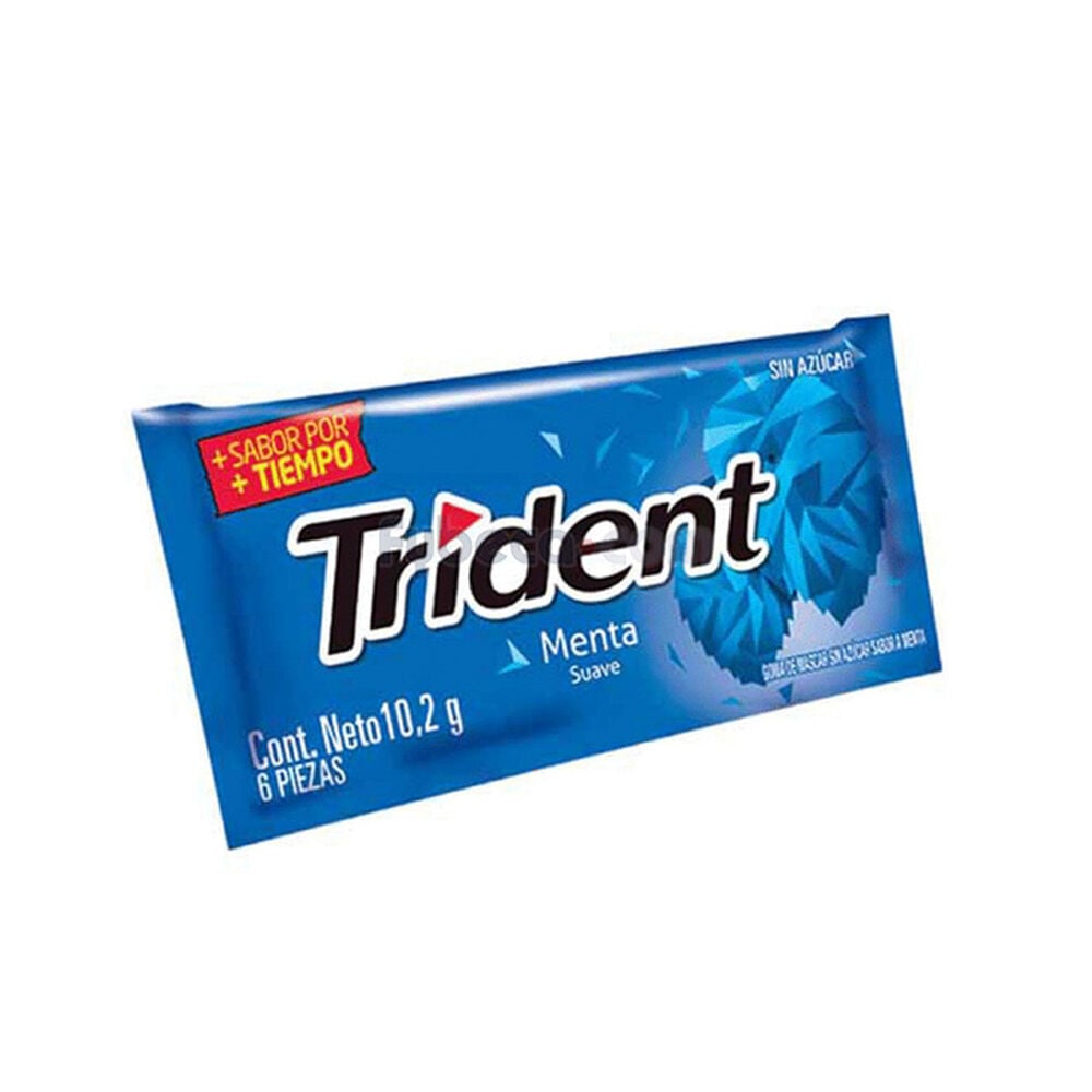 Chicle-Trident-Sin-Azúcar-Menta-10.2-G-Unidad-imagen