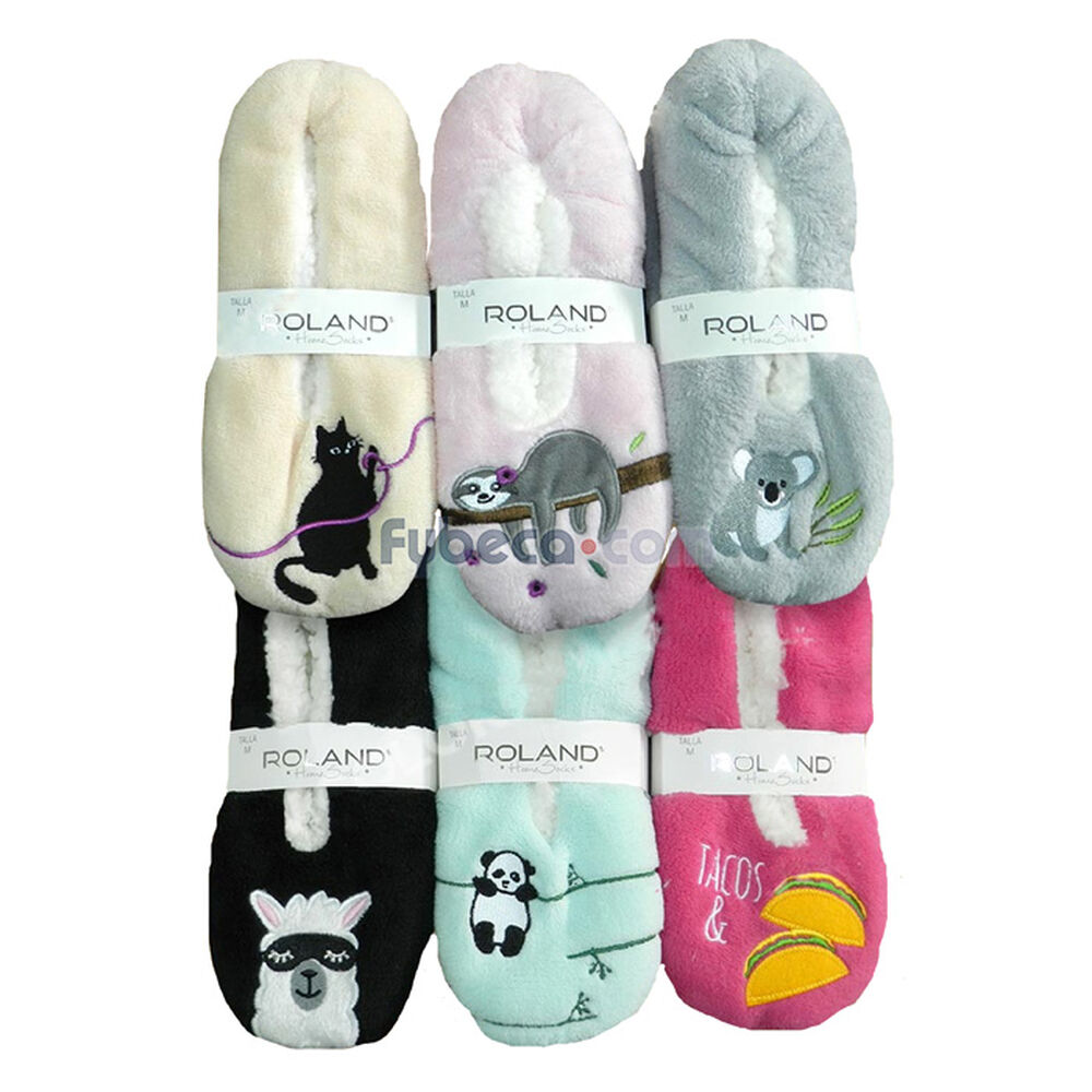 Homesocks-Roland-Dama-Modelos-Surtidos-Talla-M-Unidad-imagen