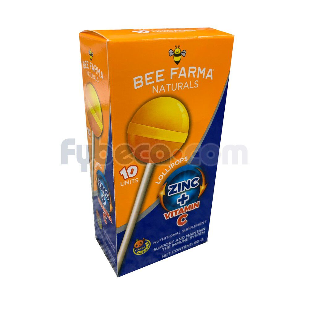 Chupete-Vitamina-C-+-Zinc-Bee-Farma-C/10-Suelta-imagen