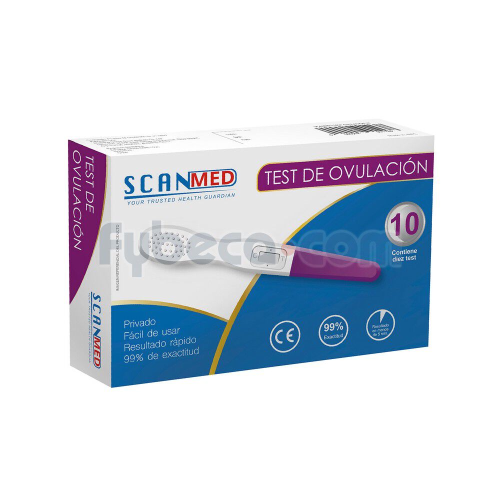 Test Ovulacion 10 Scanmed Fybeca