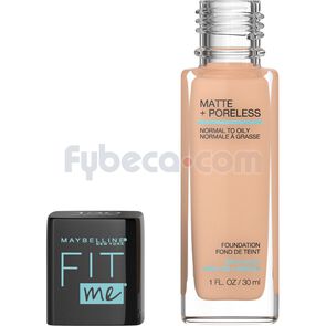 Base-Líquida-Maybelline-Ny-Fit-Me-Mate-Y-Sin-Poros-Buff-Beige-130-imagen