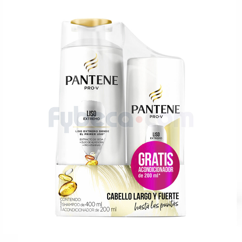 Shampoo-+-Acondicionador-Liso-Extremo-Pantene--400-Ml-/-200-Ml-Paquete-imagen