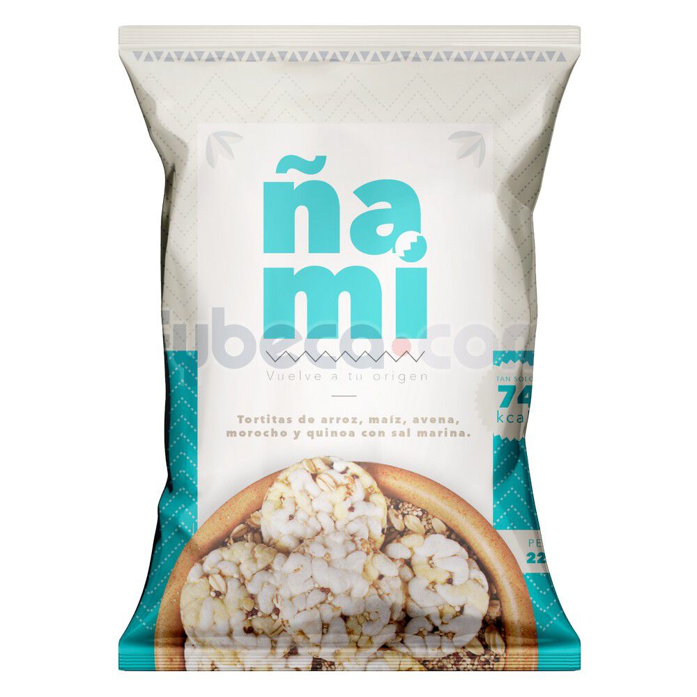 Tortitas-Nami-Arroz-Maiz-Avena-Morocho-Y-Quinoa-Con-Sal-Marina-22,5-G-imagen