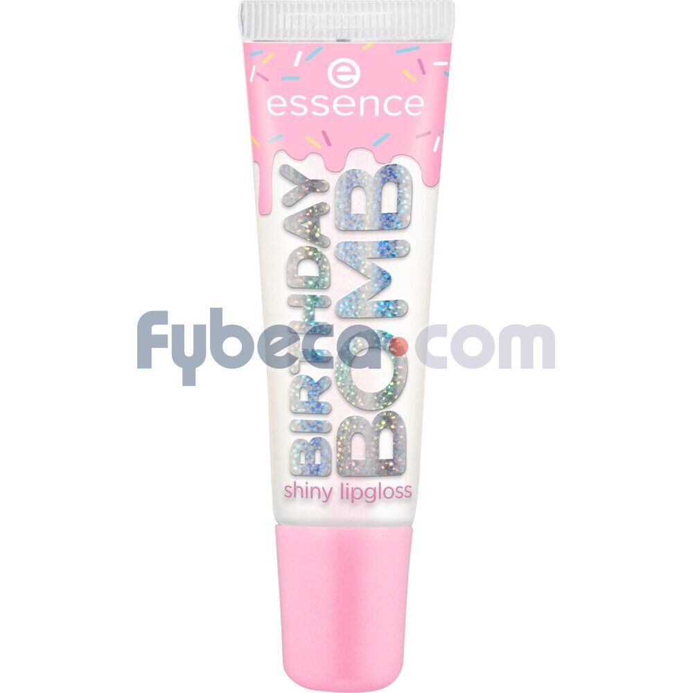 Brillo-Labial-Juicy-Bomb-10-Ml-Birthday-Bomb-01-Essence-imagen