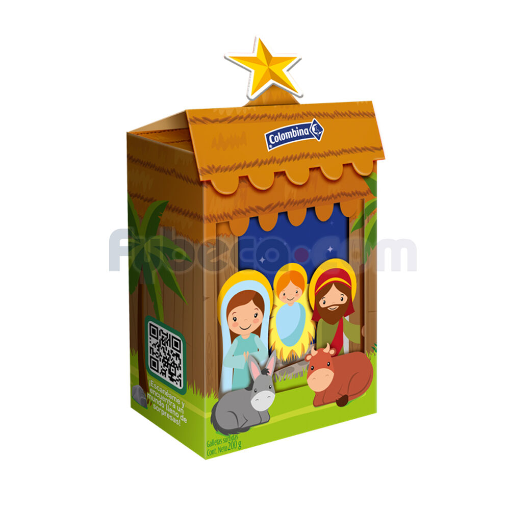 Galletas-Surtidas-Pesebre-De-Navidad-Paquete-imagen