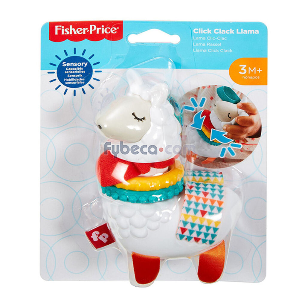 Juguete-Fisher-Price-Llama-Click-Clack-Unidad-imagen