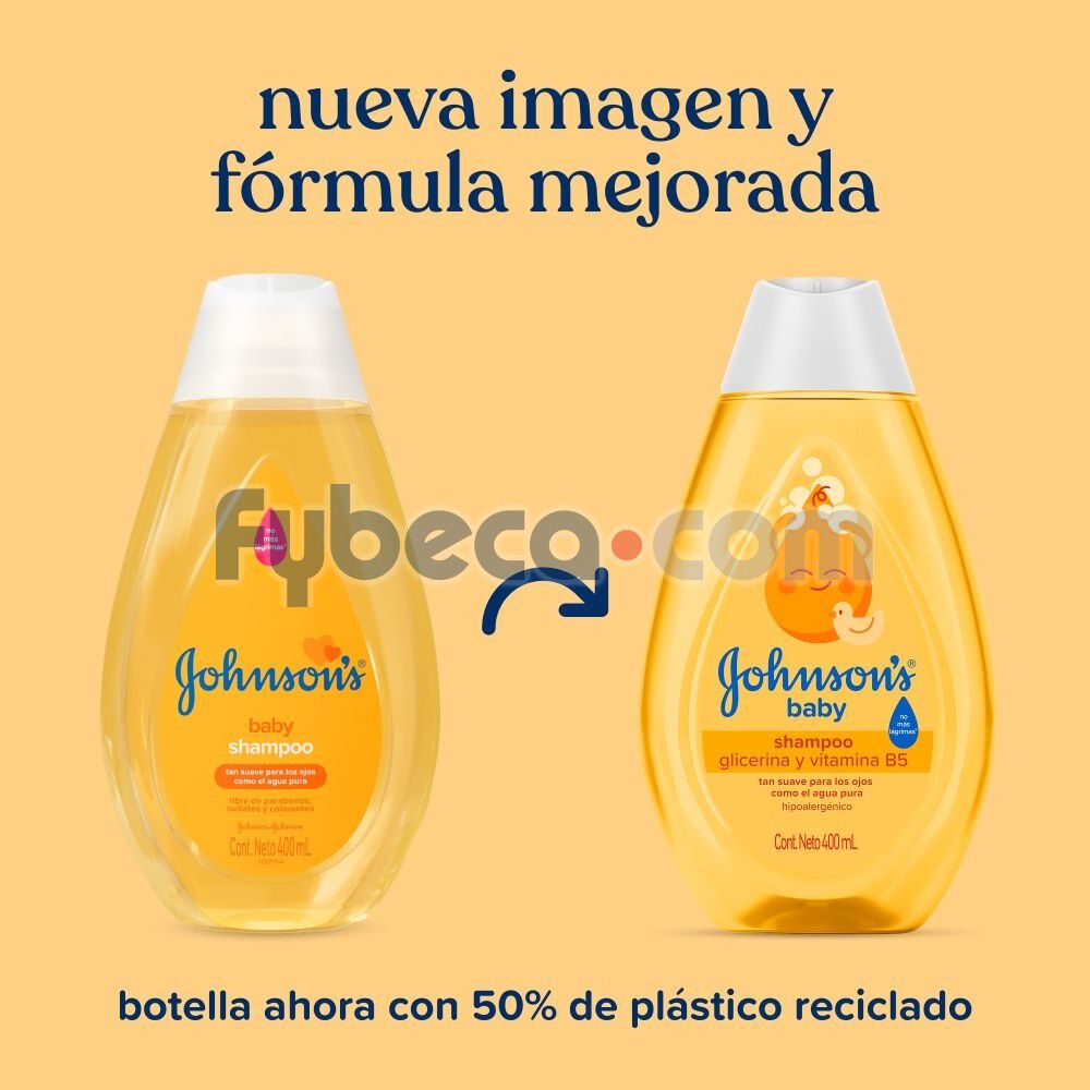 Shampoo-Johnson's-Baby-Regular-400-ml-Botella-Unidad-imagen-2