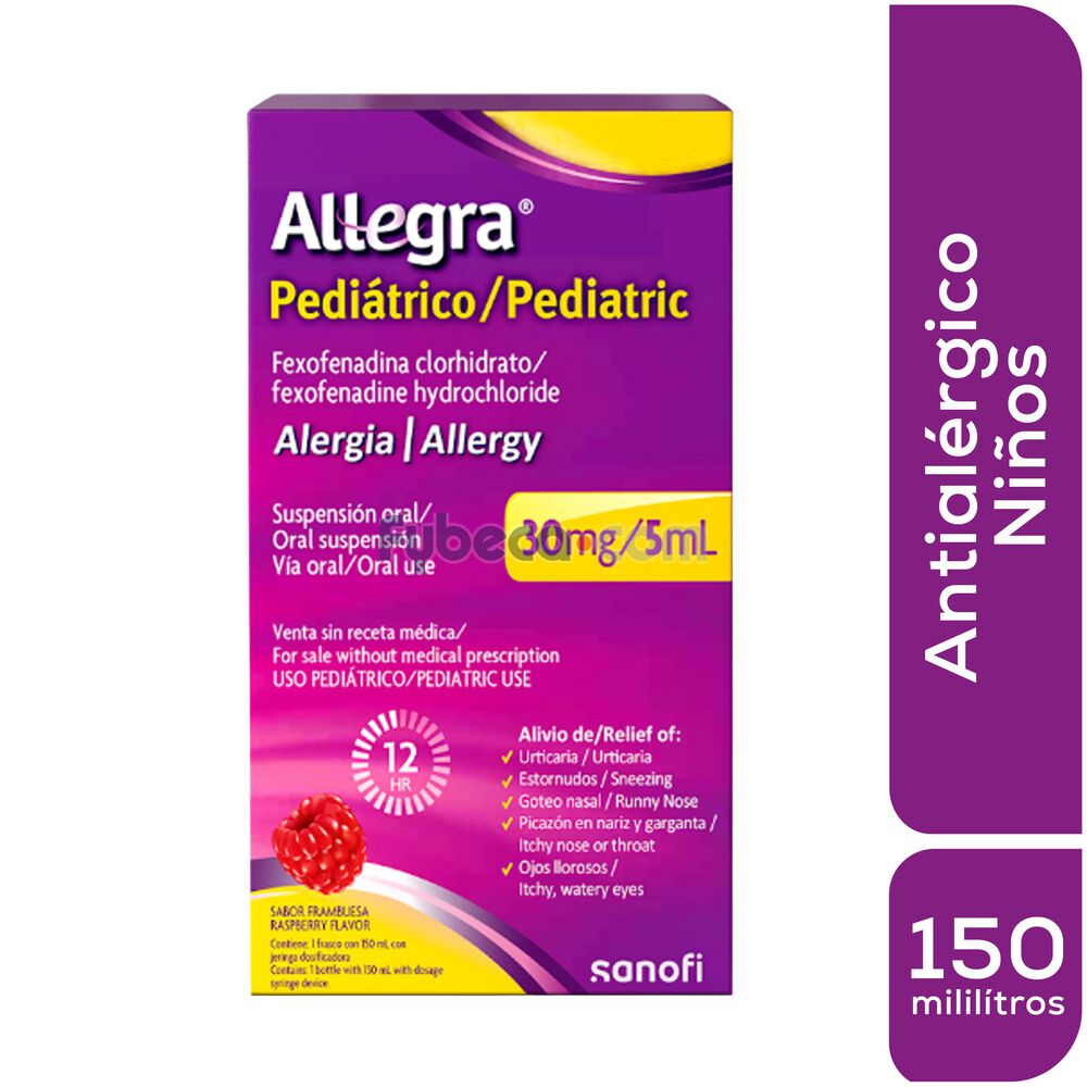 Allegra-Antih-Susp-Oral-Ped-30mg/5ml-F/150ml--imagen-1