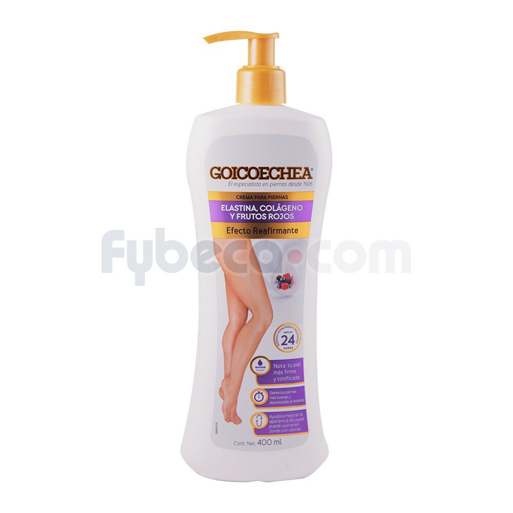 Crema-Para-Piernas-Elastina-Colágeno-Y-Frutos-Rojos-400-Ml-Unidad-imagen-1