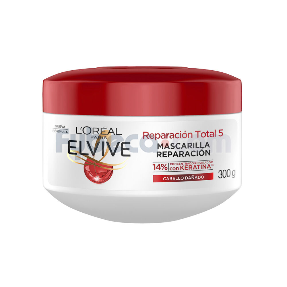 Mascarilla-Elvive-L'Oreal-Paris-Reparación-Total-5-300-G-Unidad-imagen