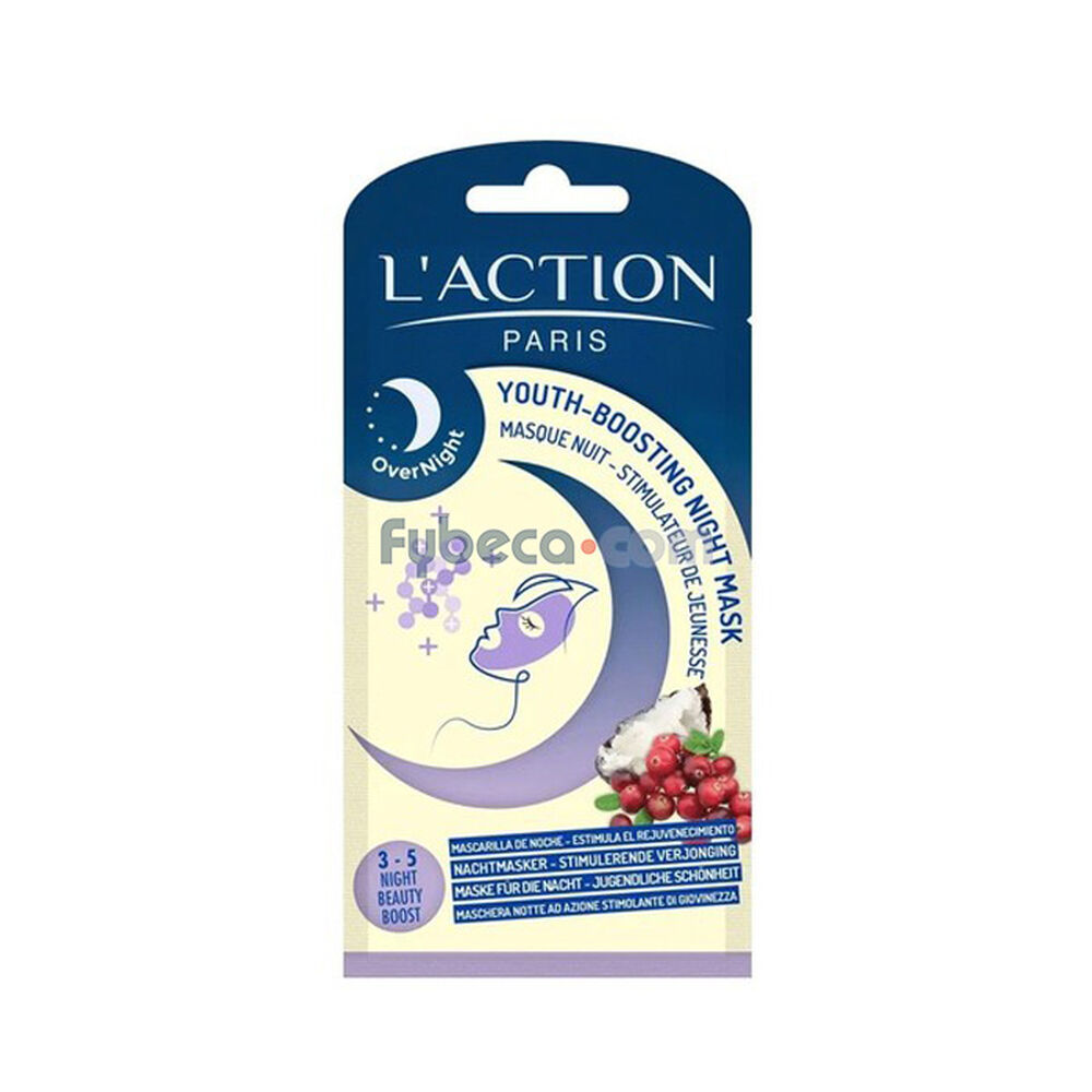 Mascarilla-Facial-L'Action-De-Noche-Piel-Joven-Unidad-imagen