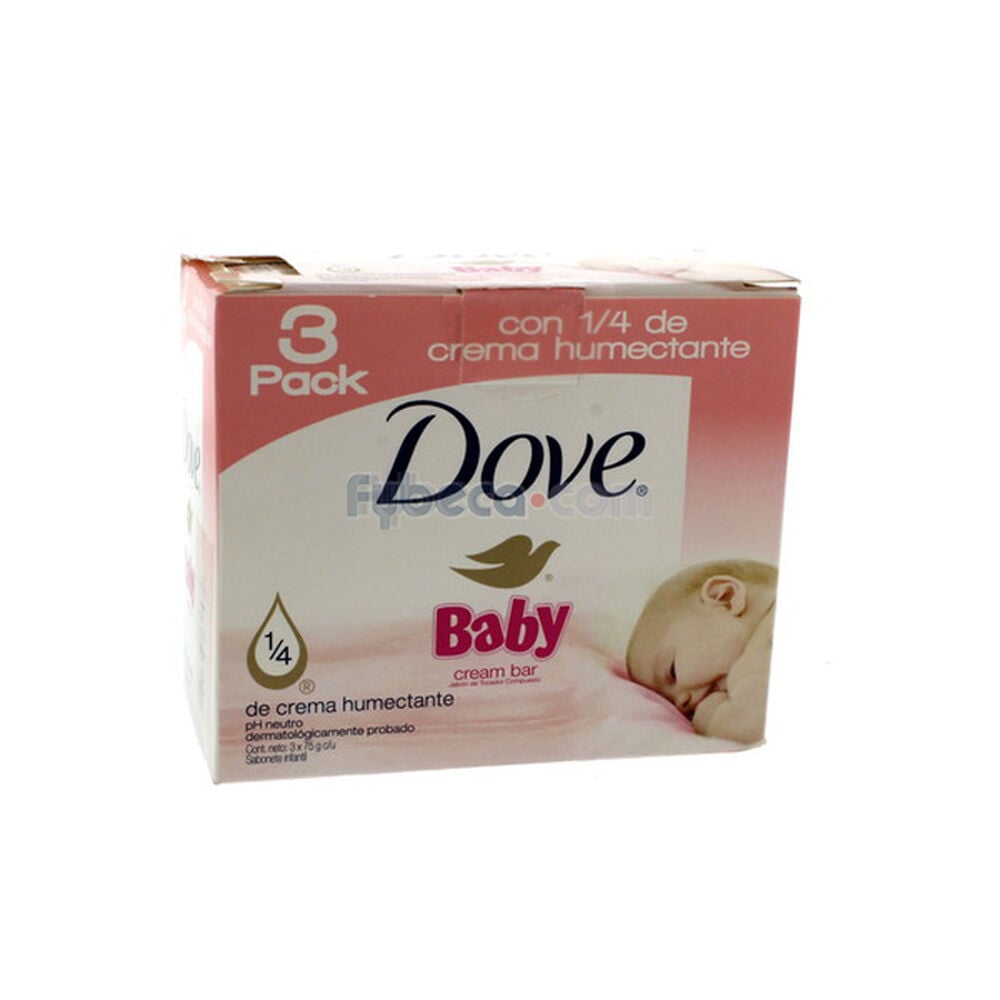 inventar piel el centro comercial Jabón Dove Baby 3 Unidades 75 G Paquete | Fybeca