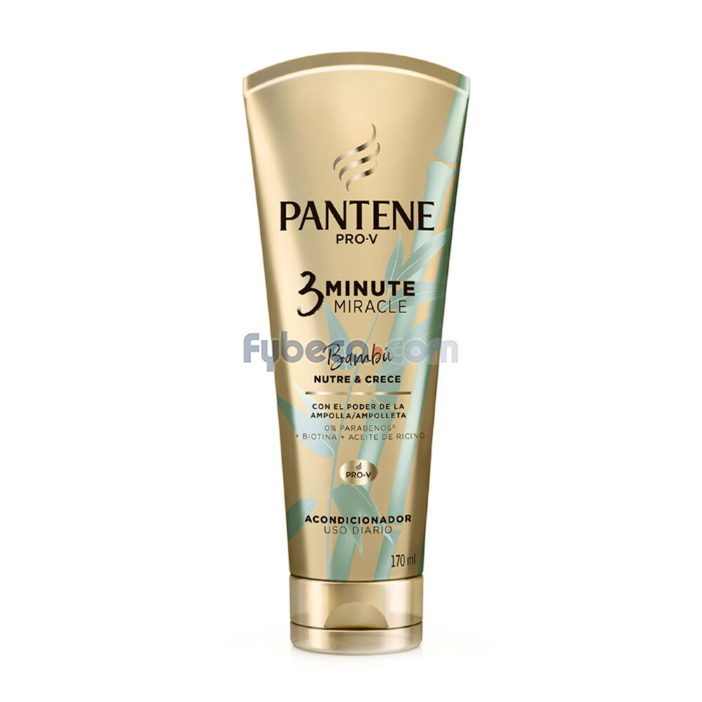 Acondicionador-Pantene-3-Minute-Miracle-Bambú-170-Ml-Tubo-imagen