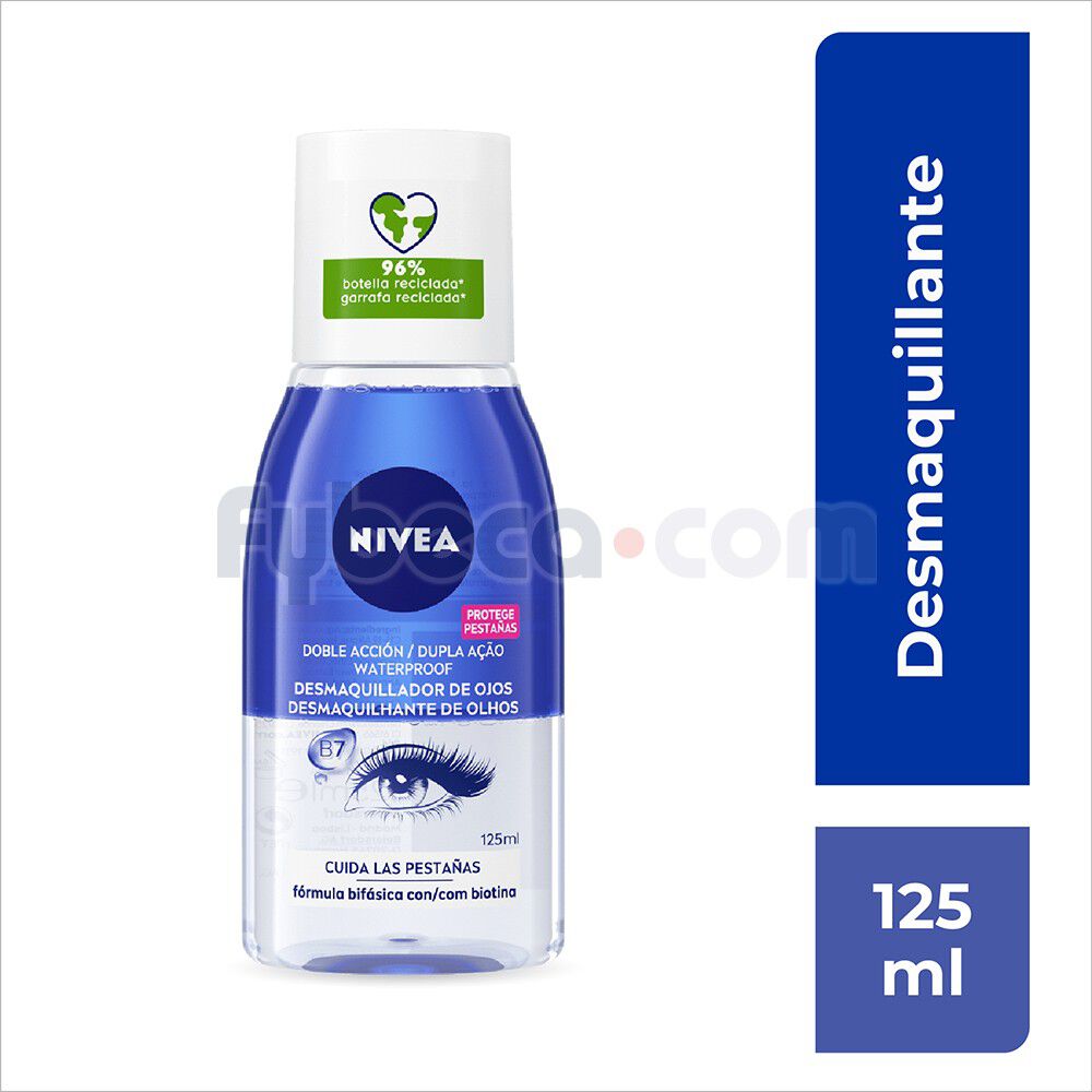 Desmaquillante Bifásico Ojos Nivea 125 Ml Frasco