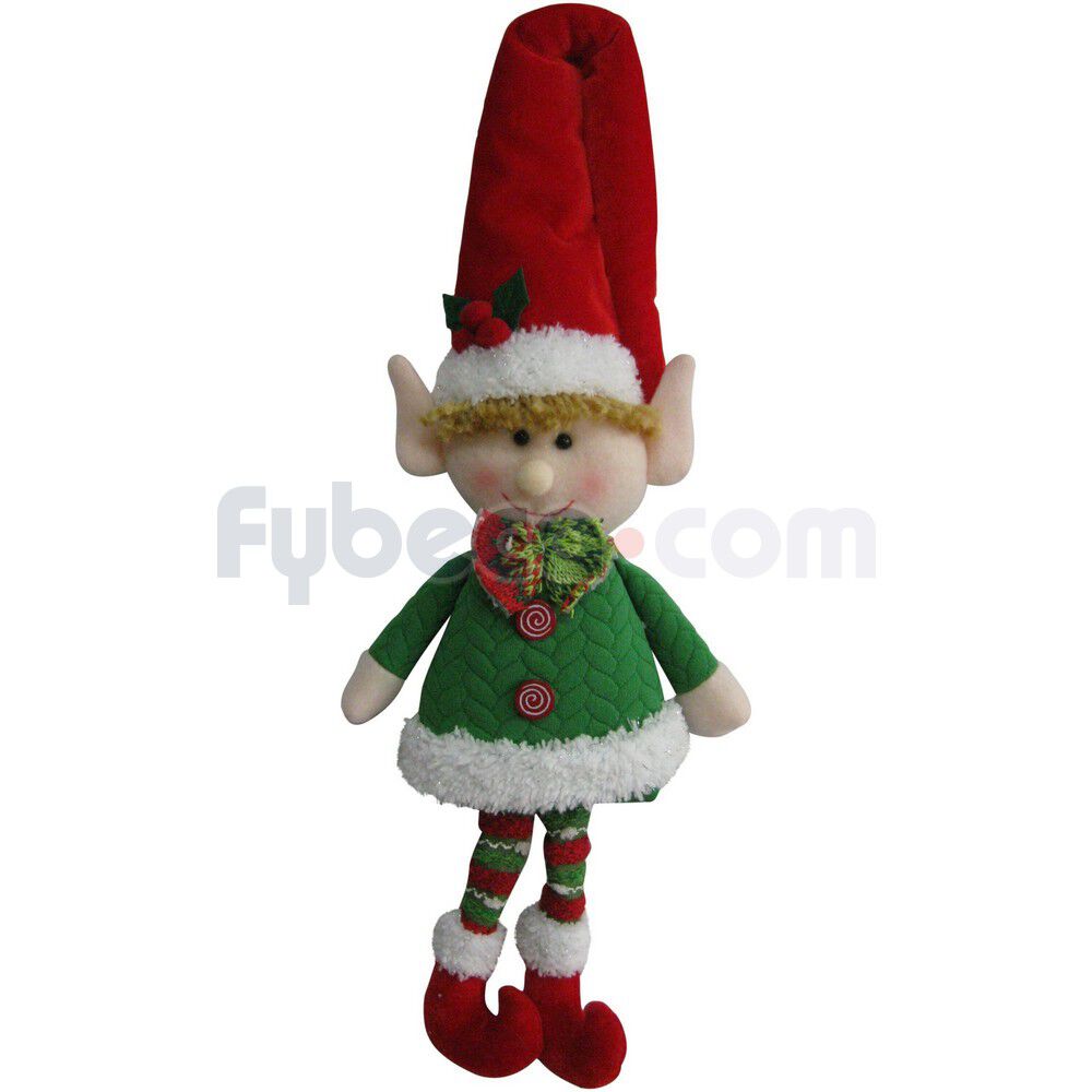 Adorno-Navideño-Duende-Para-Colgar-Verde-40-Cm-Unidad-imagen