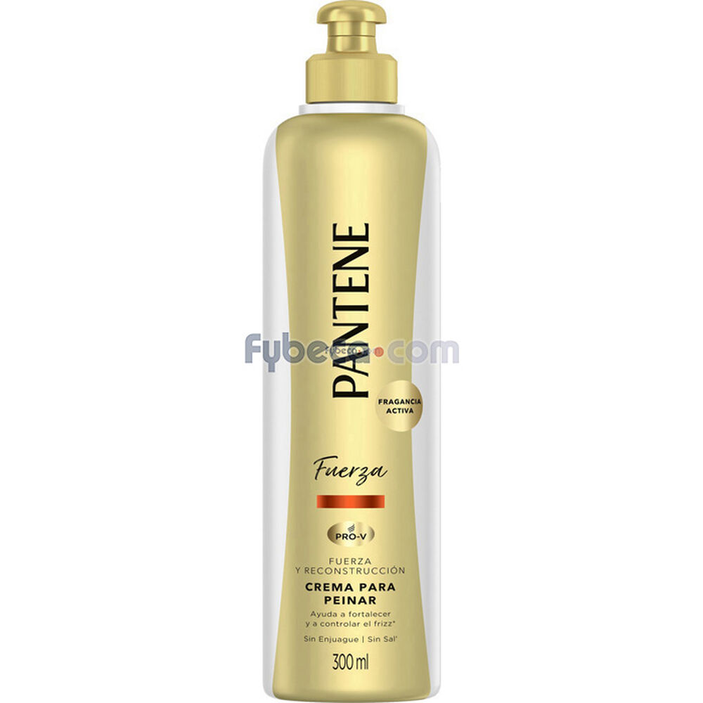 Crema-Para-Peinar-Fuerza-Y-Reconstrucción-300-Ml-Botella-Unidad-imagen