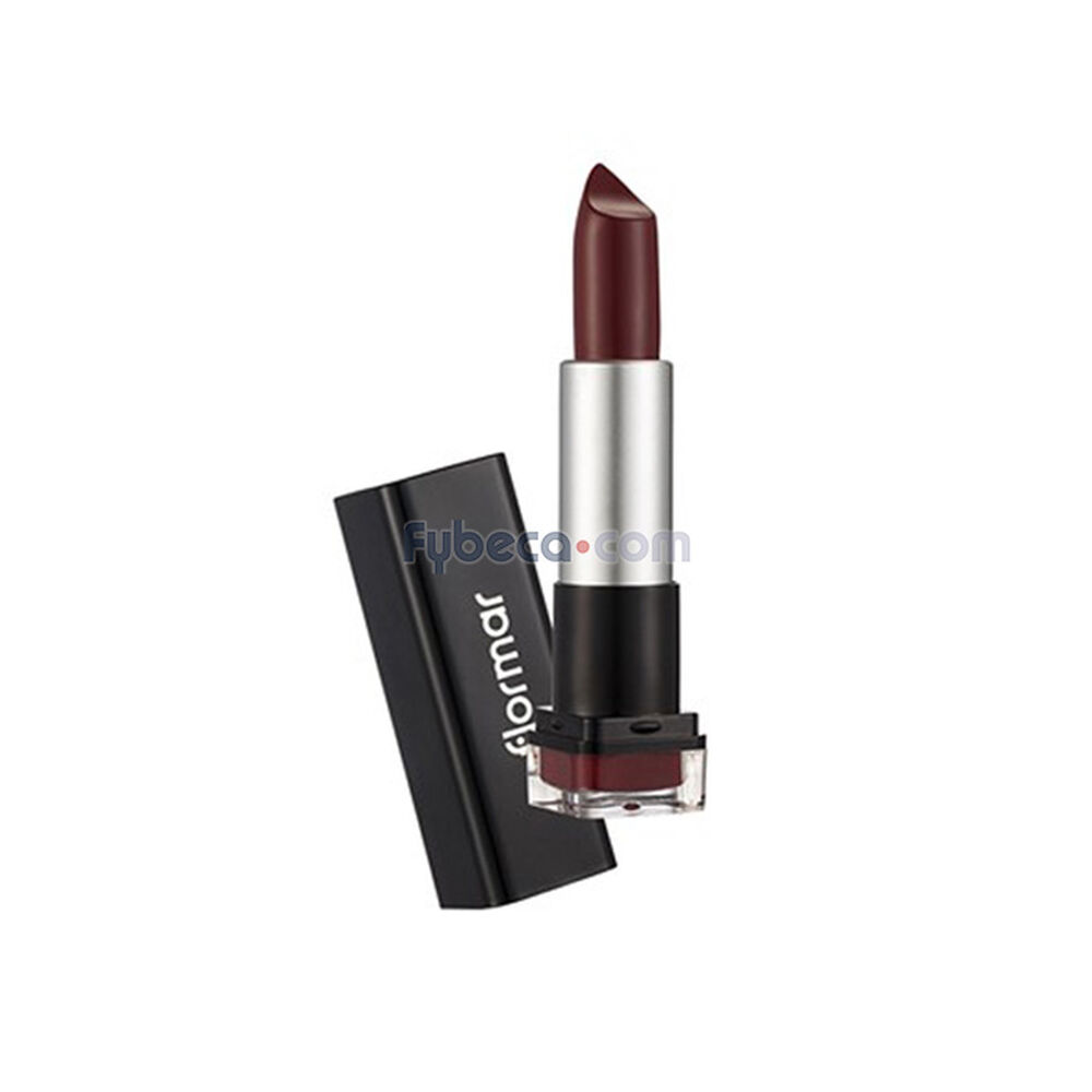 Labial-Flormar-Matte-Bordeaux-4-G-Unidad-imagen