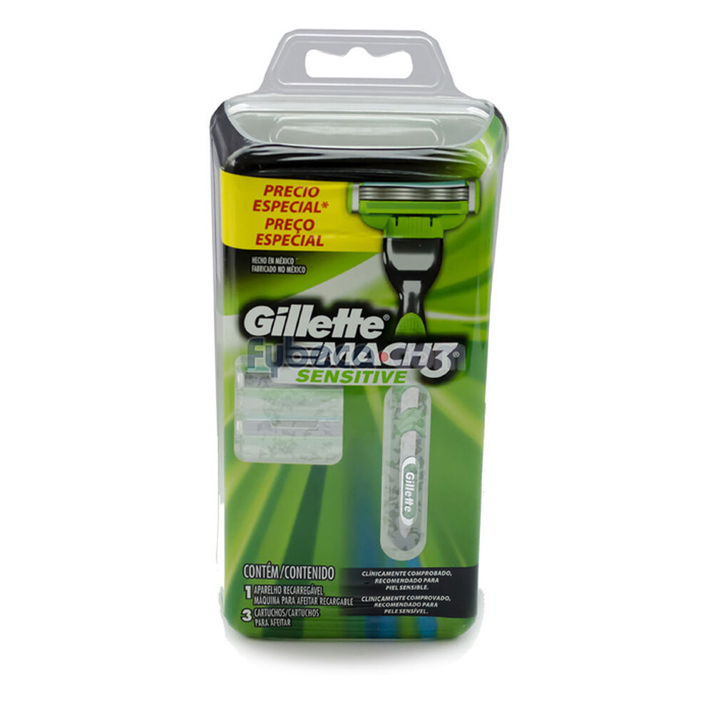 Afeitadora-Gillette-Mach-3-Sensitive-Paquete-imagen