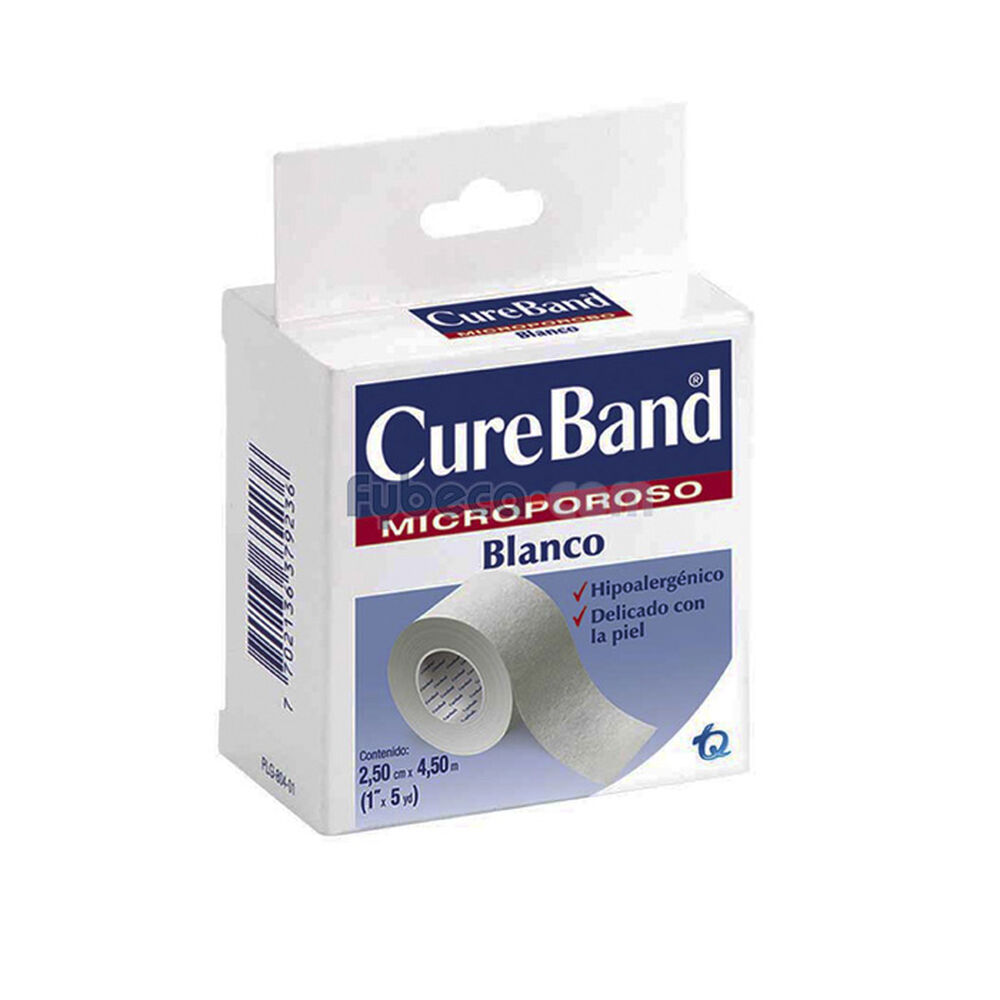 Cinta-Quirúrgica-Cureband-Microporoso-Blanco-2.5-Cm-4.5-M-Unidad-imagen