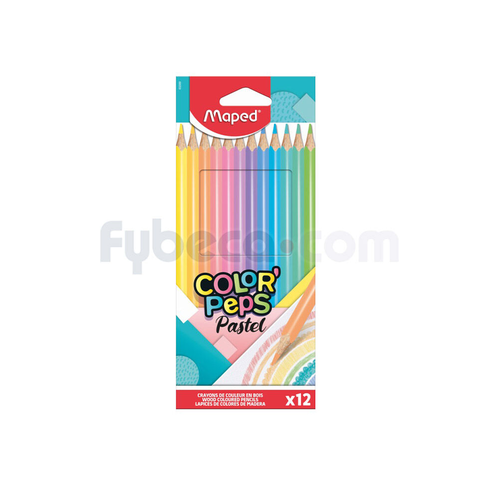 Lápices-De-Color-Maped-Pastel-Caja-imagen