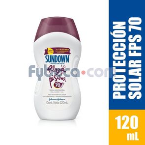 Protector-Solar-Sundown-Playa-Piscina-Fps-70-120-Ml-Frasco-imagen
