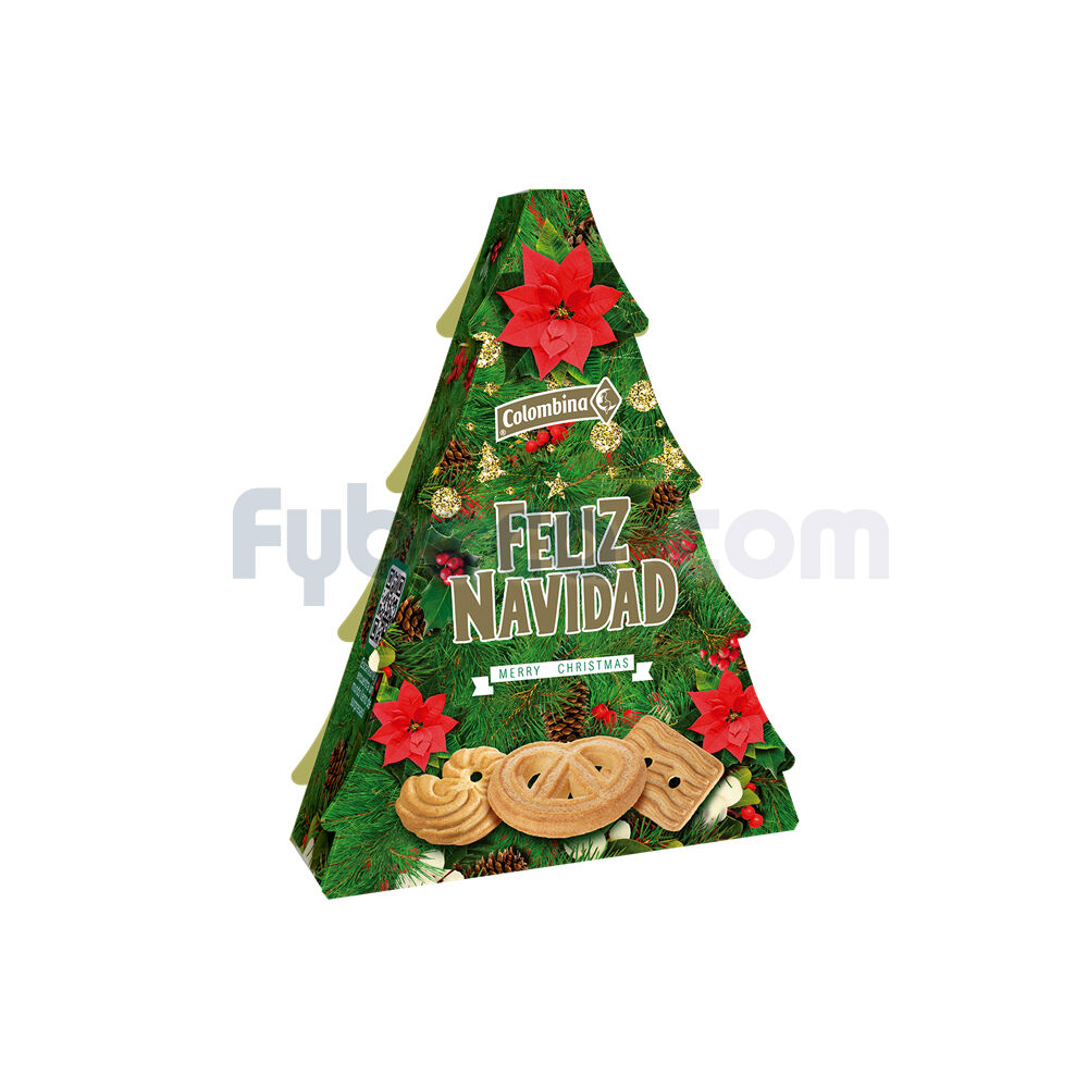 Galletas-De-Mantequilla-Árbol-De-Navidad-200-G-Paquete-imagen