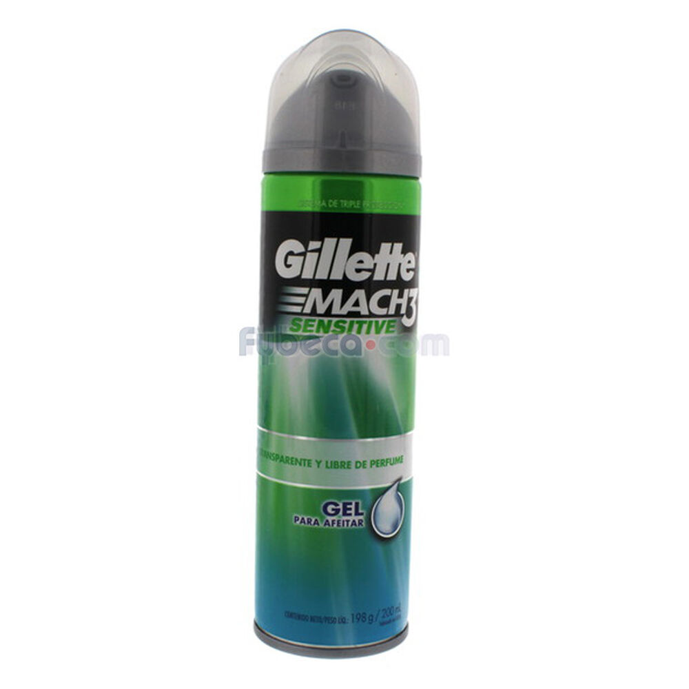 Gel De Afeitar Gillette Sensitive 198 G Unidad