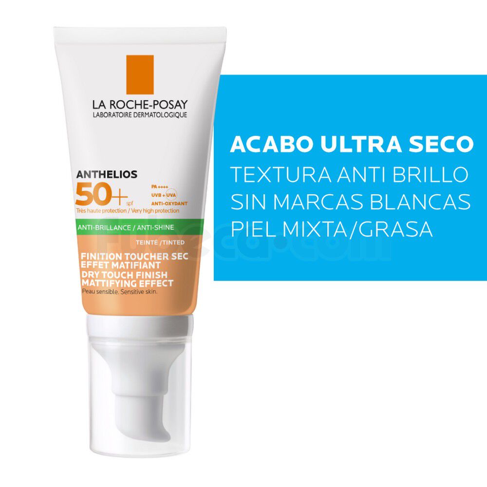 Protector Solar La Roche Posay Anthelios Toque Seco Con Color Spf 50