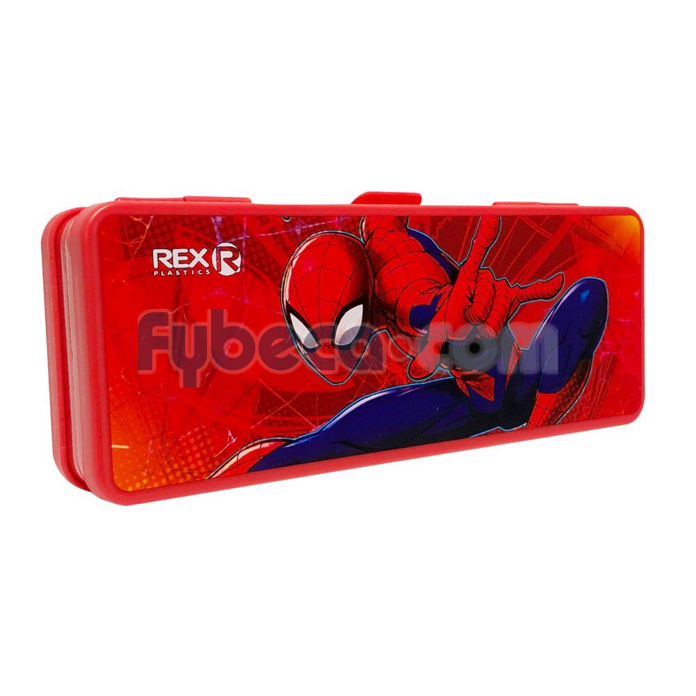 Cartuchera-Pl&atilde;?Stica-Rex-Doble-Spiderman-imagen-2