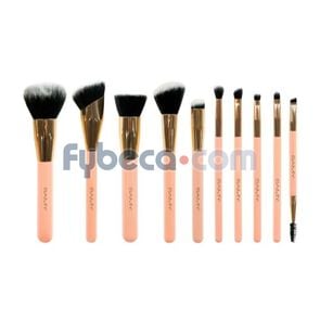 Set-De-Brochas-x10Unidades-Sunset-Glam-imagen