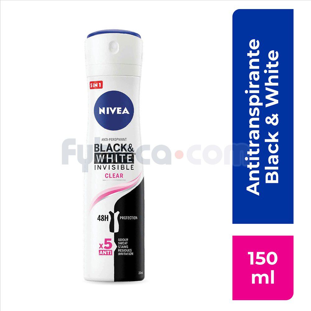 Desodorante-Nivea-Invisible-B&W-Clear-150-Ml-Aerosol-imagen