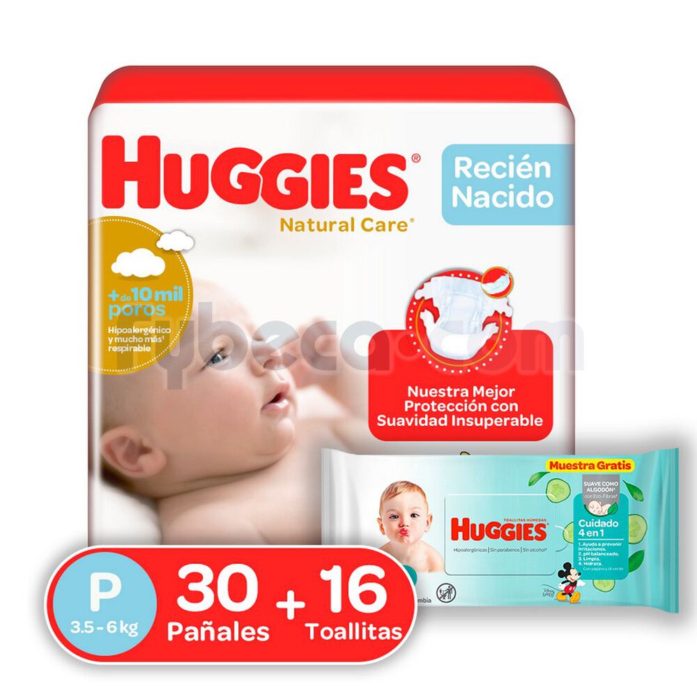 Pañales-Huggies-Natural-Care-Bigpack-Rn-Paquete-imagen
