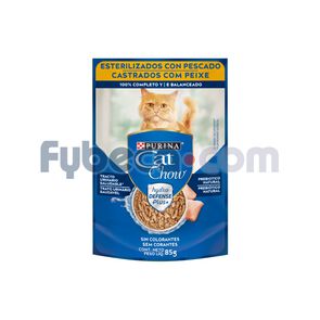 Alimento-Húmedo-Cat-Chow-Esterilizados-Sabor-Pescado-85-G-Unidad-imagen