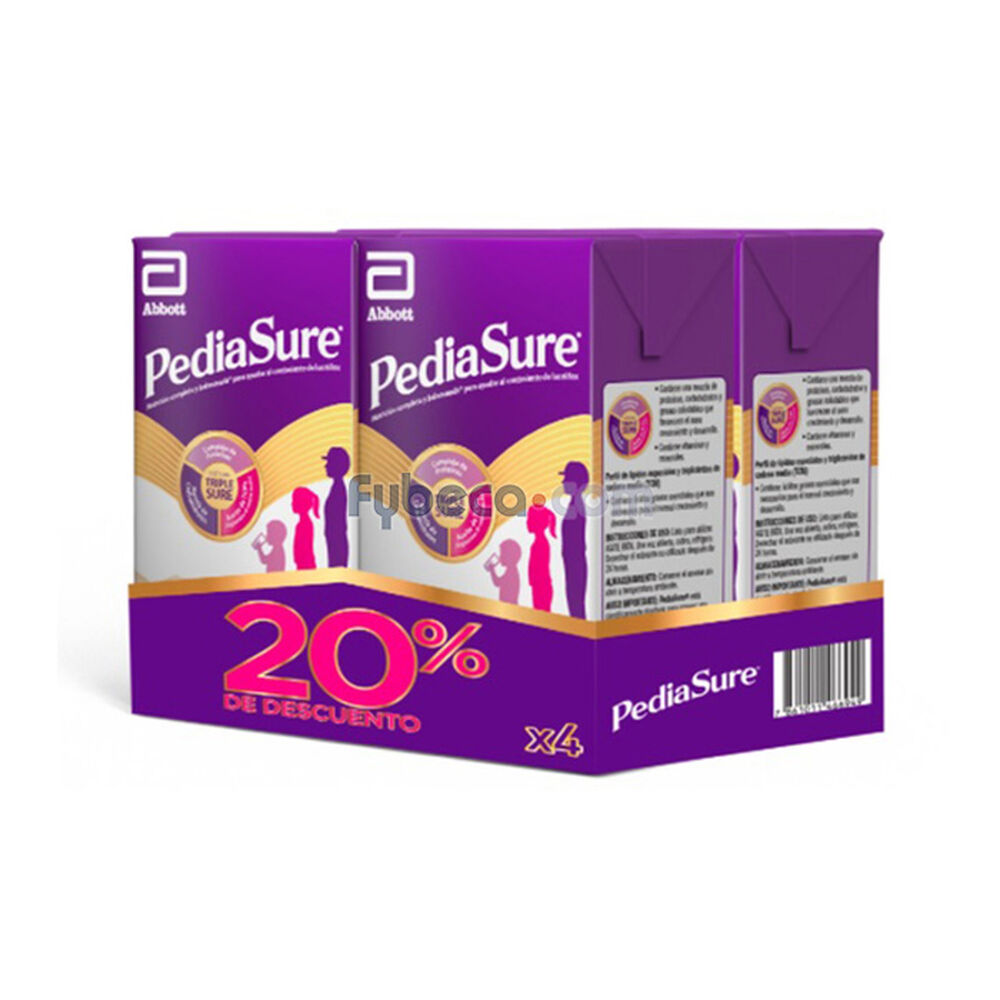 Pediasure-Tetrapack-Vainilla-4-Unidades-200-Ml-Paquete-imagen