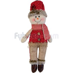 Adorno-Navideño-Muñeco-De-Nieve-Rojo-Unidad-imagen