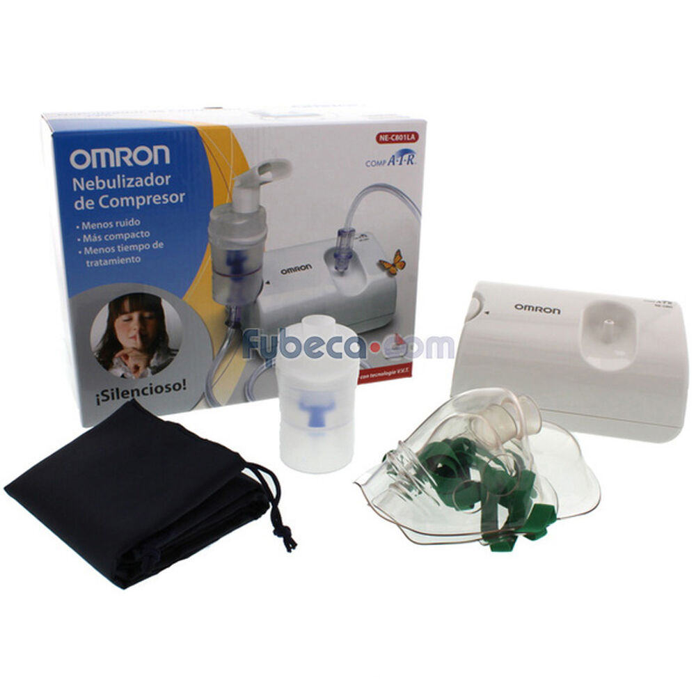 pureza computadora Imaginativo Nebulizador Con Compresor Omron Unidad | Fybeca