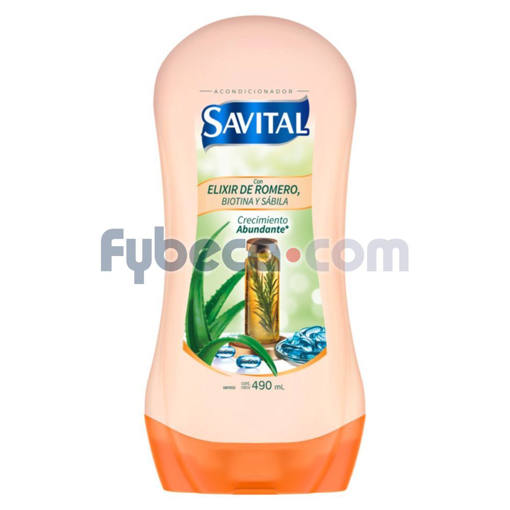 Savital-Acondicionador-con-Elixir-de-Romero-490ml-imagen