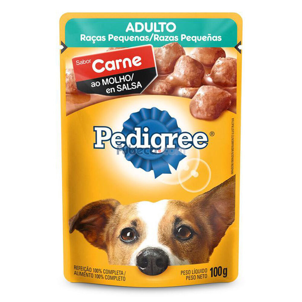 Alimento-H&uacute;medo-Para-Perro-Adulto-Razas-Peque&ntilde;as-Carne-100-G-Unidad-imagen
