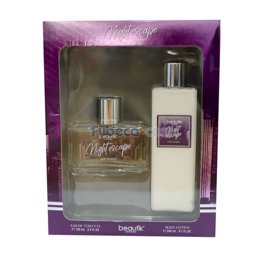 Perfume-Y-Loción-Corporal-Beautik-Nightscape-For-Women-100-Ml-/-240-Ml-Paquete-imagen