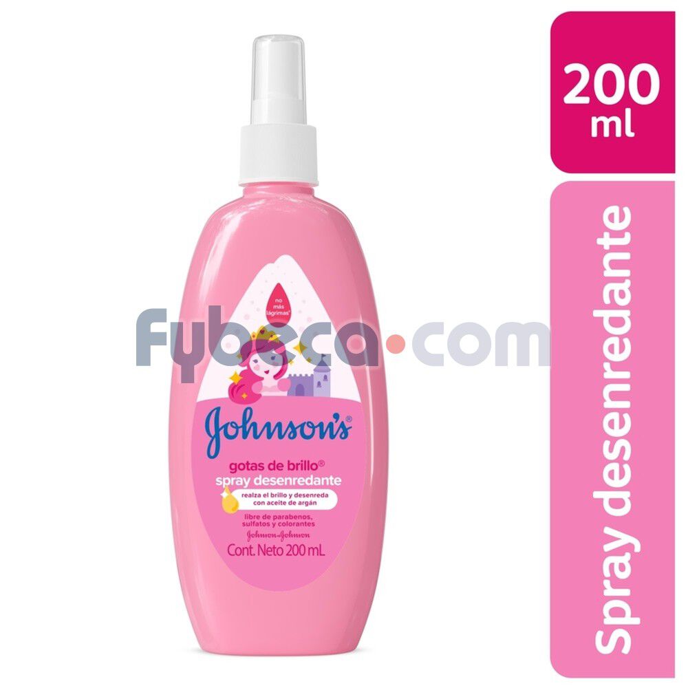 Acondicionador-Johnson&acute;S-Baby-Gotas-De-Brillo-200-Ml-Spray-imagen-1