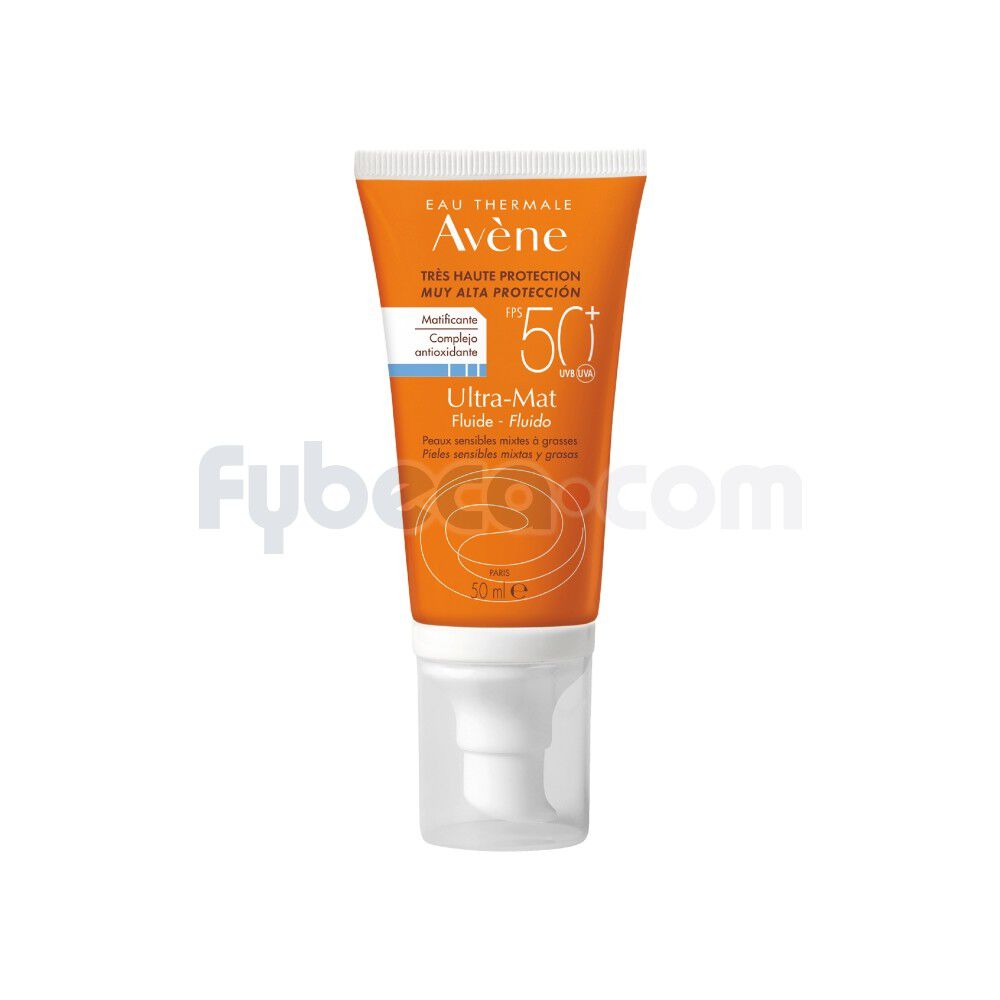 Protector-Solar-Spf-50-Avène-Fluide-Ultra-Mat-50-Ml-Unidad-imagen