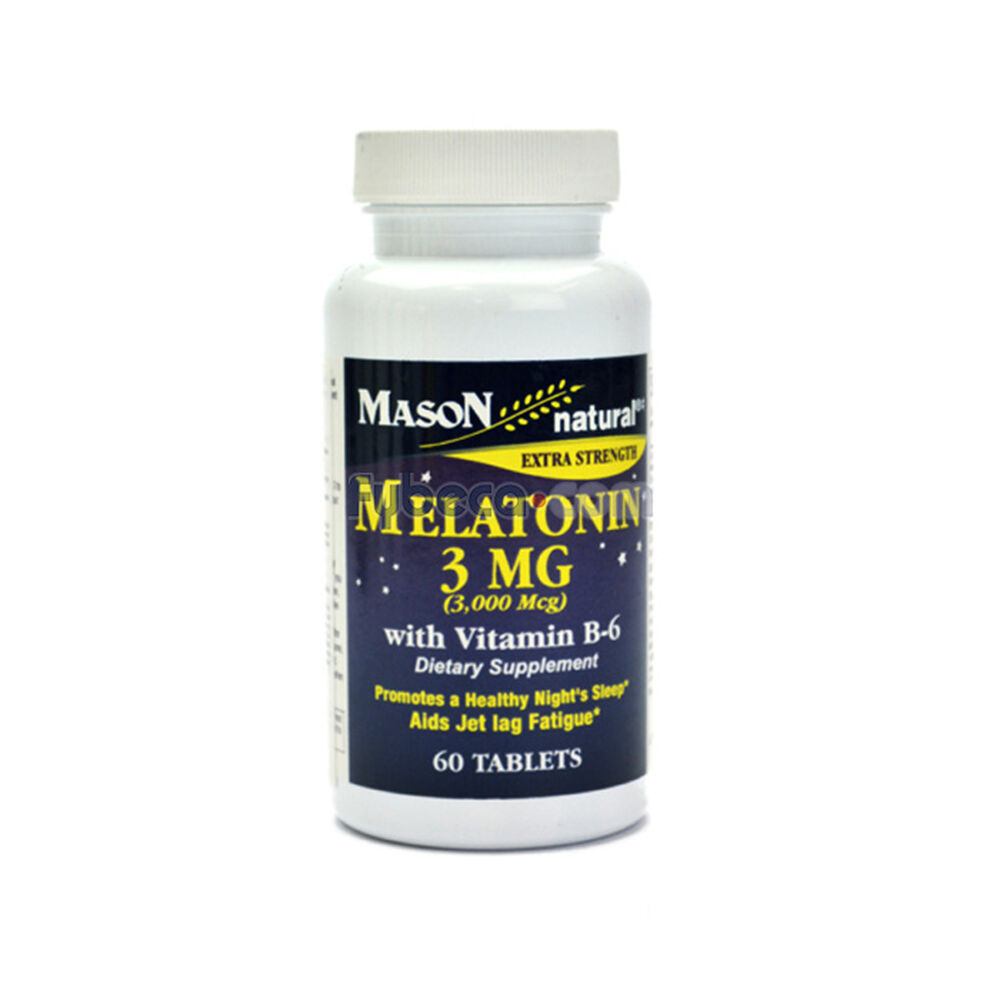 Melatoni-Mason-3-Mg-+-Vitamin-B6-F/60-Tabs--imagen