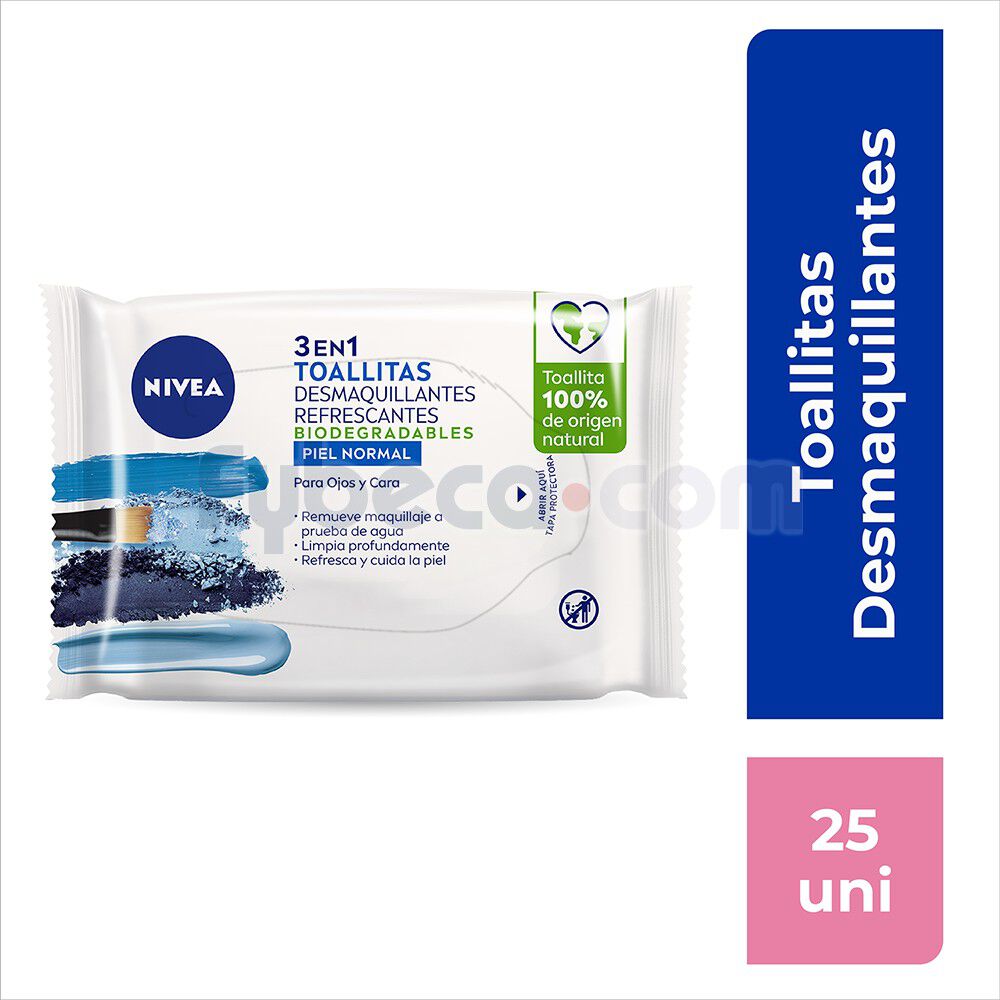 25u Toallitas desmaquillantes Refrescantes - NIVEA