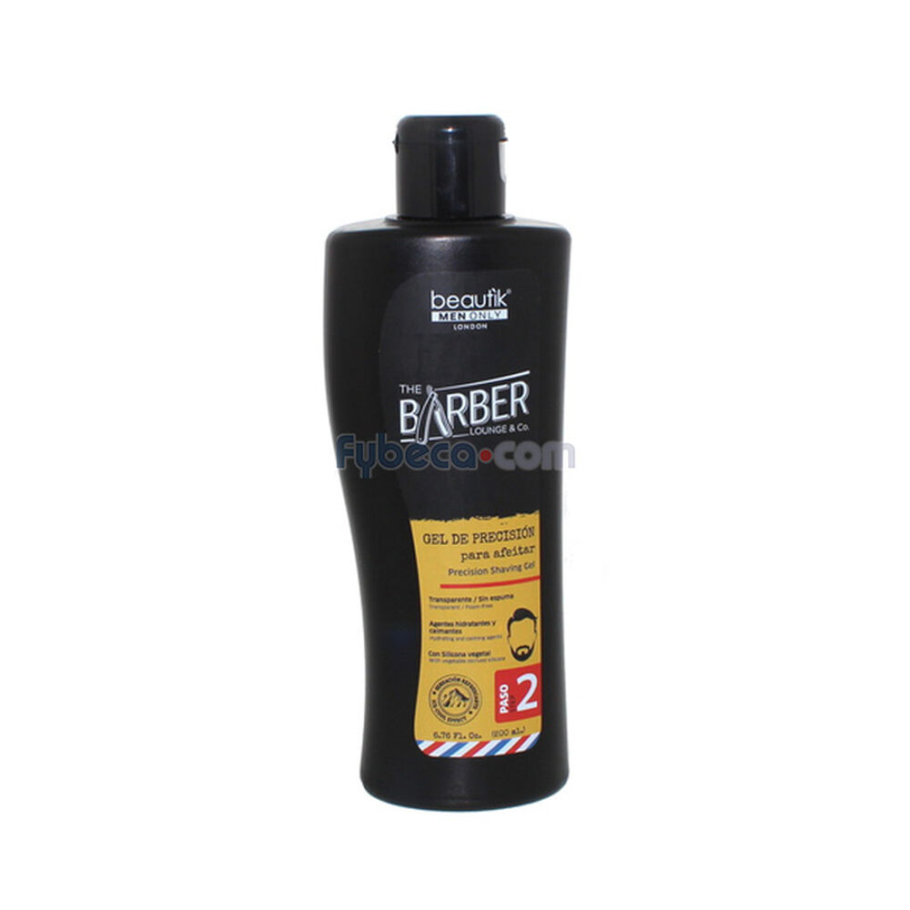 Gel-De-Precisión-Para-Afeitar-Beautik-Barber-200-Ml-Frasco-imagen
