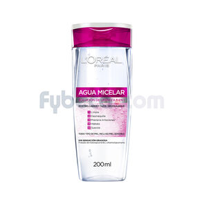 Agua-Micelar-L'Oreal-Paris-Solución-De-Limpieza-5-En-1-200-Ml-Unidad-imagen