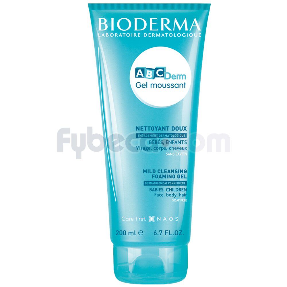 Jabón-Infantil-Abcderm-Gel-Moussant-200-Ml-Tubo-Unidad-imagen