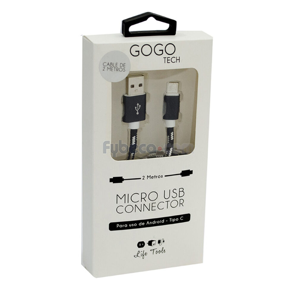 Cable-Usb-Gogotech-Negro-Unidad-imagen