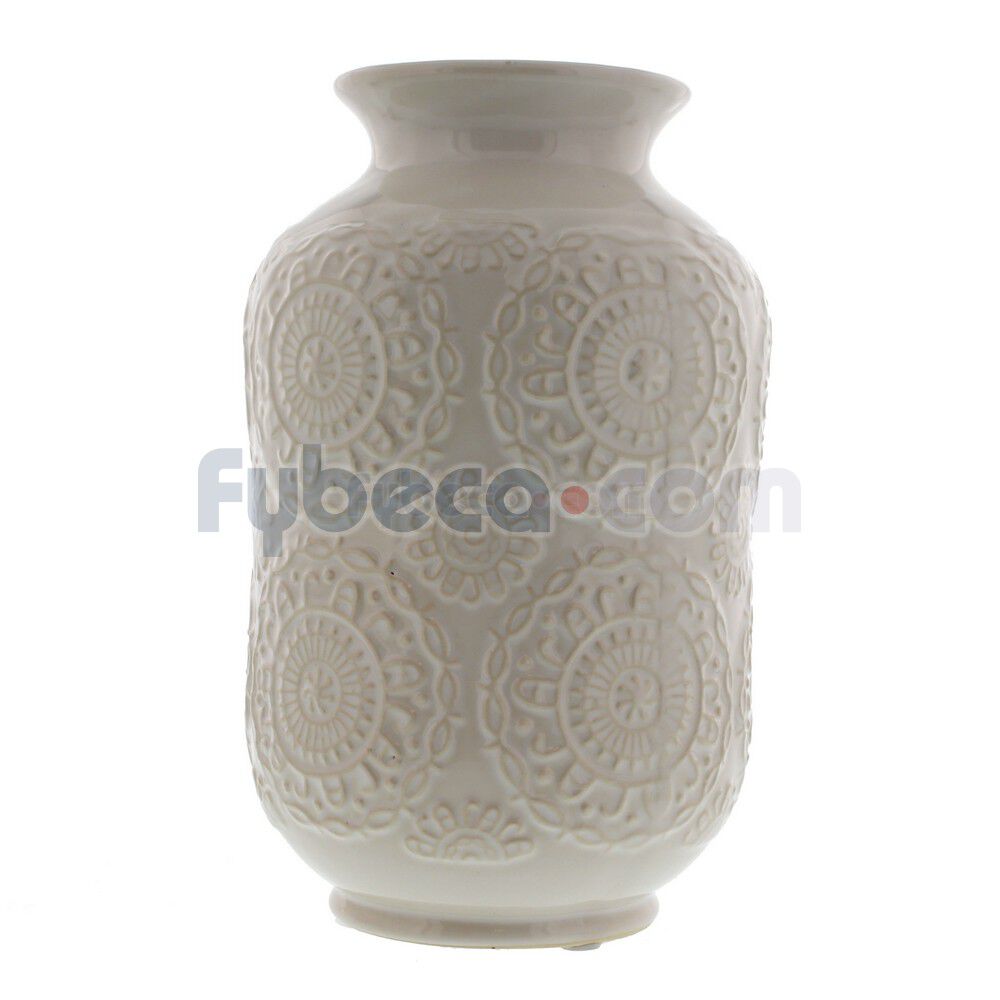 Florero-De-Ceramica-Color-Beige-imagen
