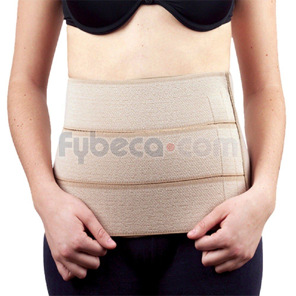 Faja Post Parto Con Cierre Y Broches Talla Xl Unidad